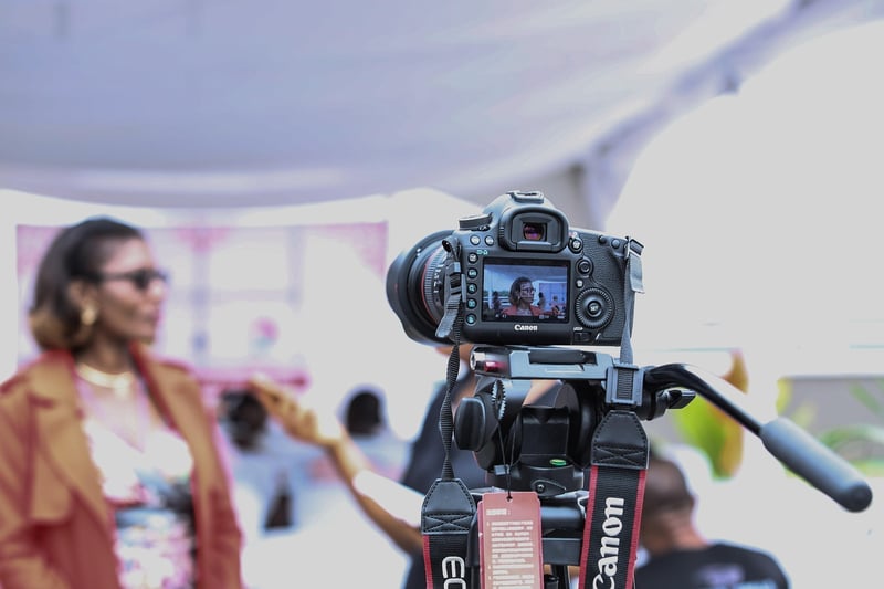 Paparazzi capturing celebrities